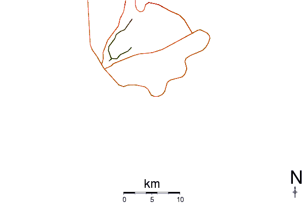 Roads and rivers around South Point