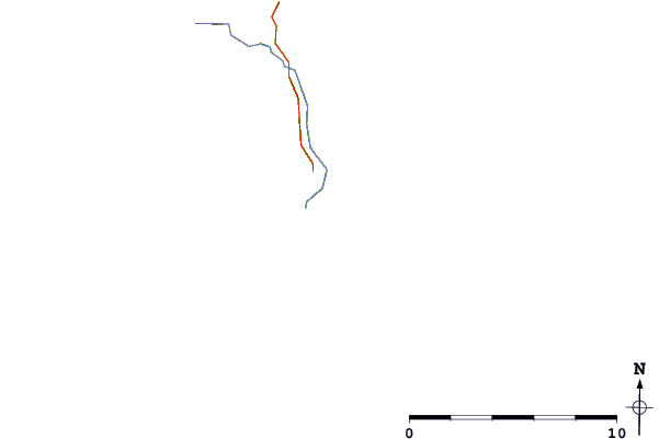 Roads and rivers around Southend Reef