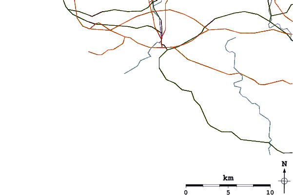 Roads and rivers around Southerndown