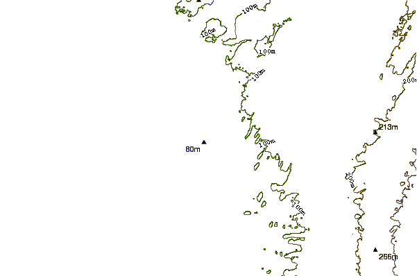 Shoreline around Southwick Beach State Park