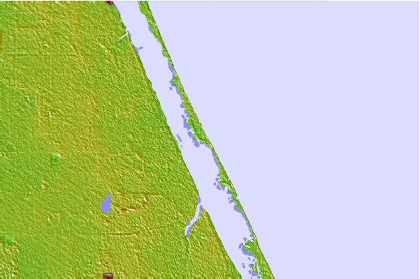 Surf spots located close to Spanish House