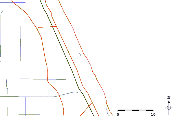 Roads and rivers around Spanish House