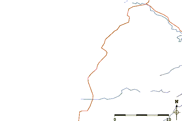 Roads and rivers around Spanish Point