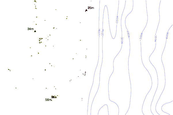 Shoreline around Spanish River
