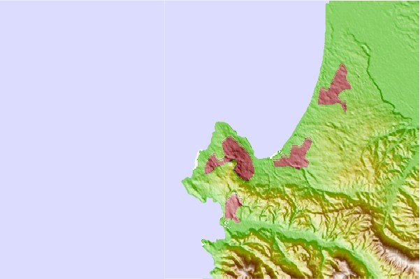 Surf breaks located close to Spanish Bay-Dunes