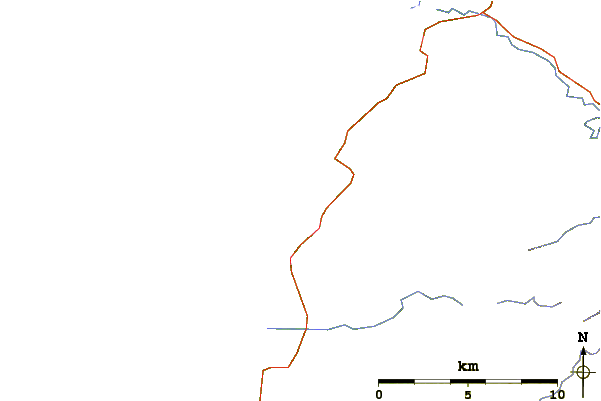 Roads and rivers around Spanish Point