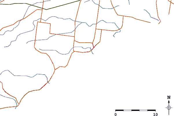 Roads and rivers around Sparras