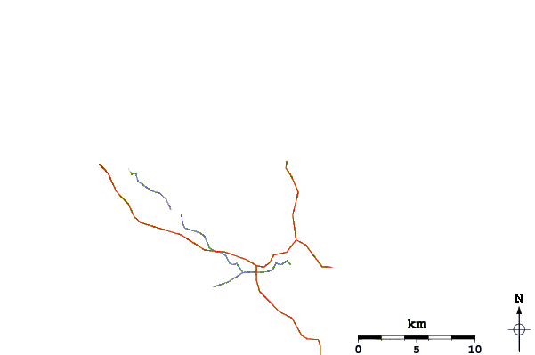 Roads and rivers around Spirits Bay