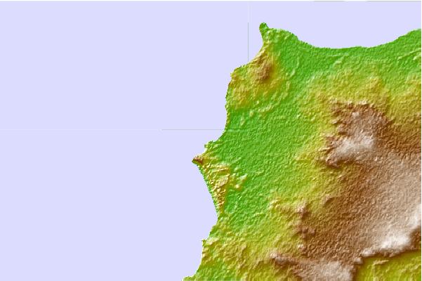 Surf spots located close to Spits
