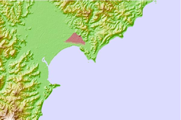 Surf spots located close to Sponge bay