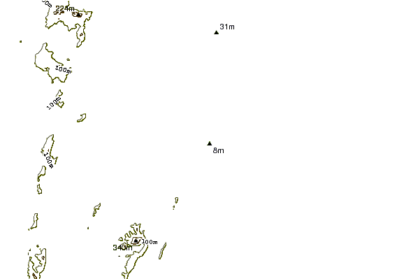 Shoreline around Spookies