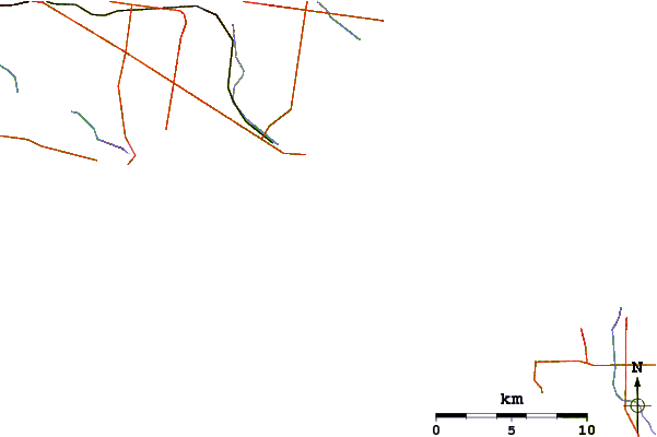 Roads and rivers around Spooks