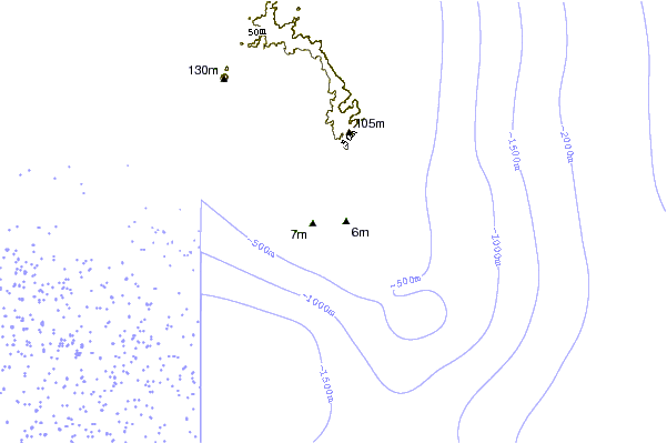 Shoreline around Spoutnik