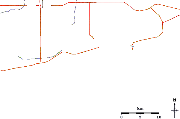 Roads and rivers around Spuds