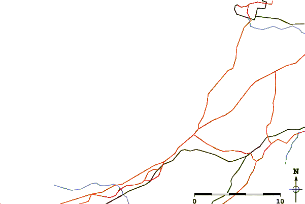 Roads and rivers around St Agnes