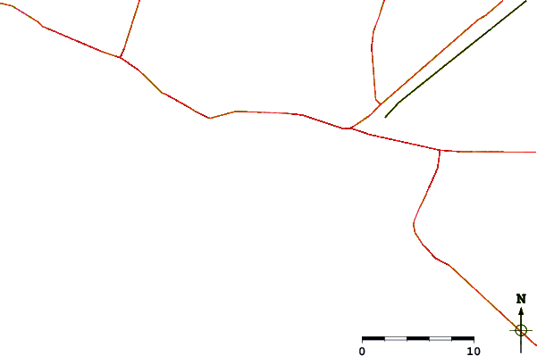 Roads and rivers around St Andrews State Park