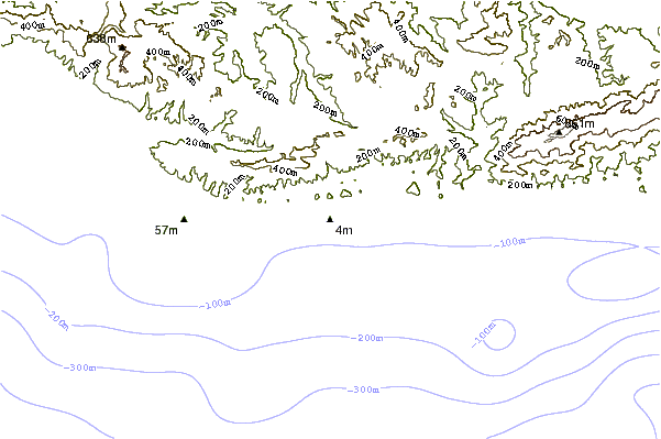 Shoreline around St Augustine Point