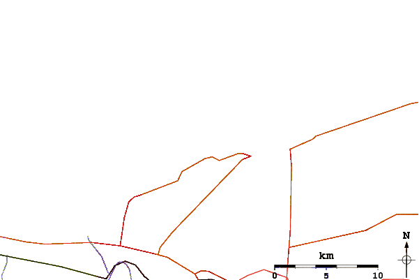 Roads and rivers around St Catharines