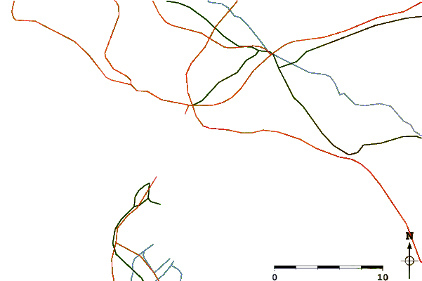 Roads and rivers around St Georges de Didonne