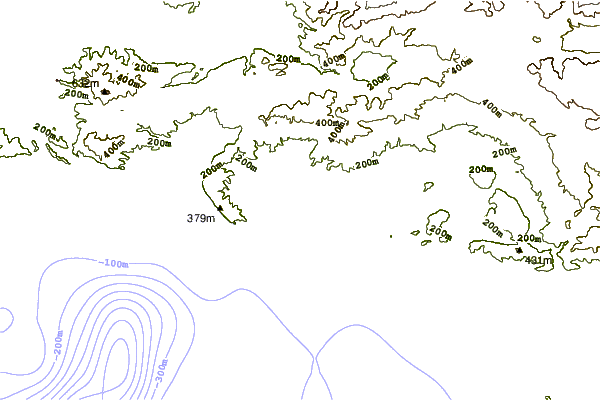 Shoreline around St Jean