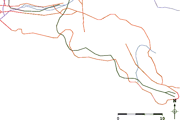 Roads and rivers around St Jean