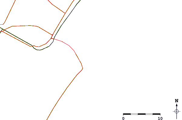 Roads and rivers around St Joe s Island