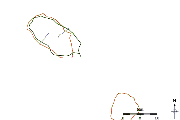 Roads and rivers around St Kitts Marriott Reef