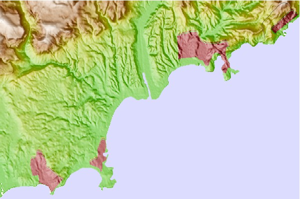 Surf spots located close to St Laurent du Var