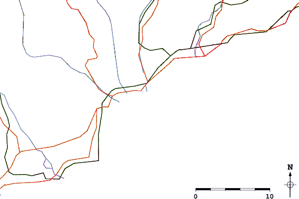 Roads and rivers around St Laurent du Var