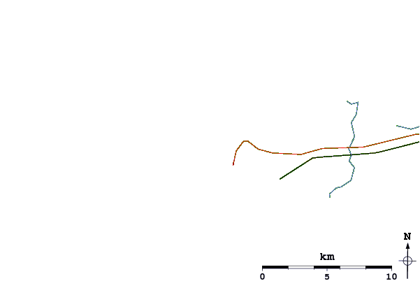 Roads and rivers around St Peter Ording