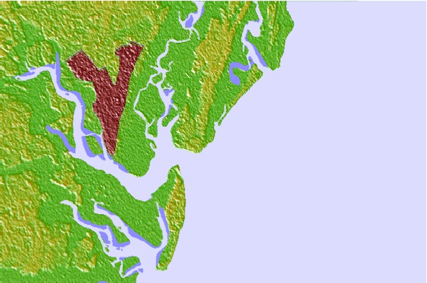 Surf spots located close to St Simons Island