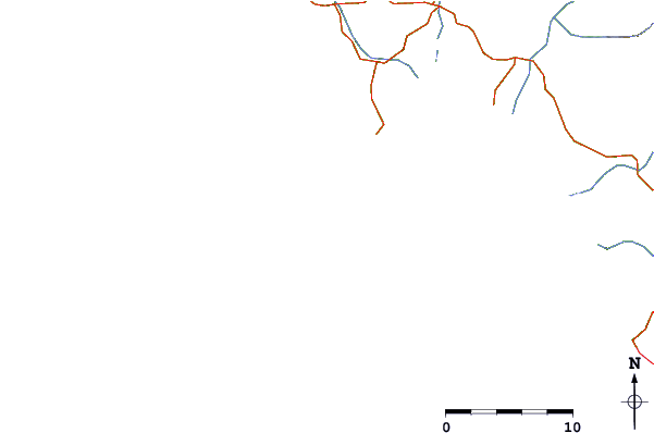 Roads and rivers around St Vincent Right