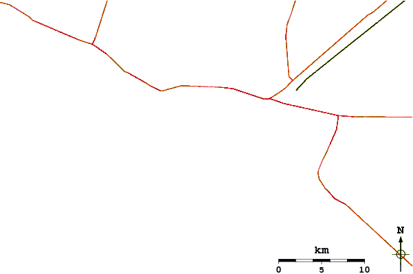 Roads and rivers around St. Andrews State Park