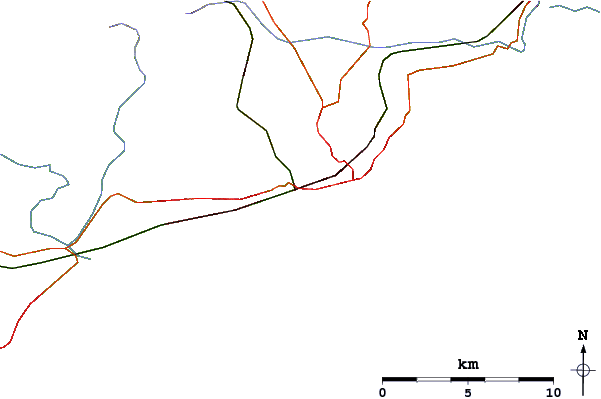 Roads and rivers around Stamco