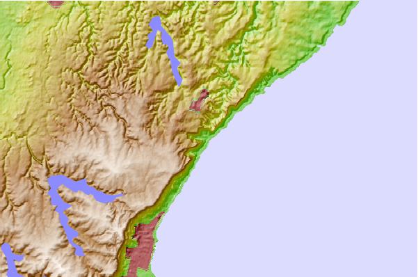 Surf spots located close to Stanwell Park