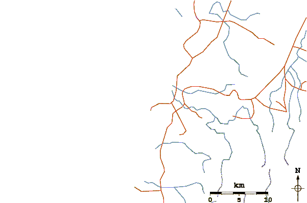 Roads and rivers around Star Tubes