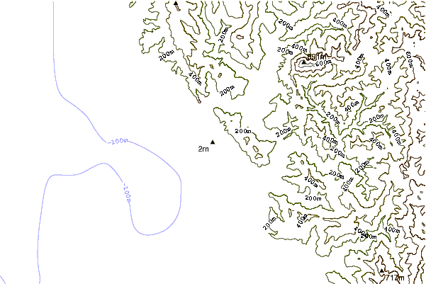 Shoreline around State Line