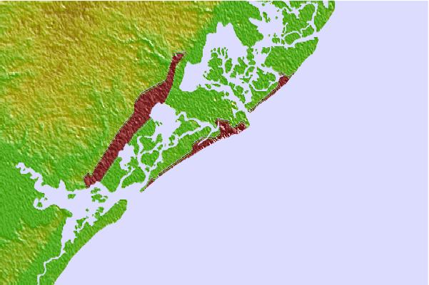 Surf breaks located close to States Avenue (Gas Chambers)