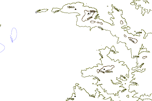 Shoreline around Ste Anne La Palud