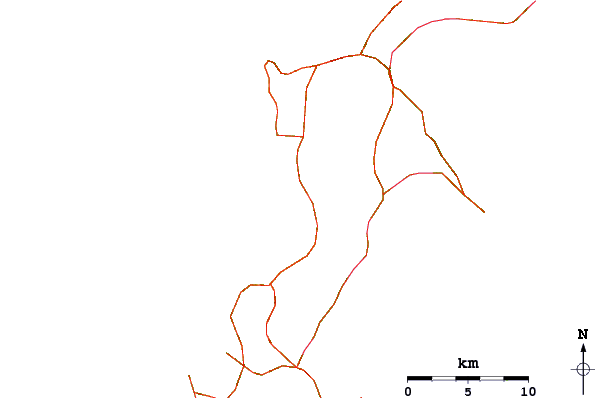 Roads and rivers around Steps