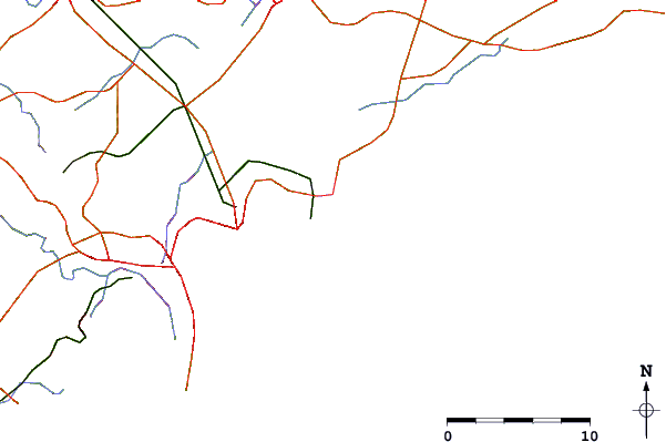 Roads and rivers around Stockton Beach