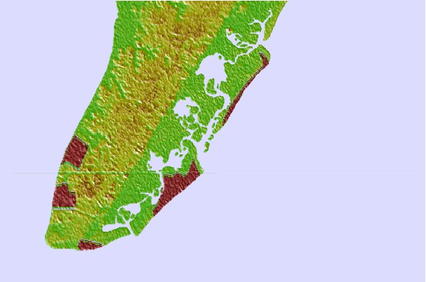 Surf spots located close to Stone Harbour Point