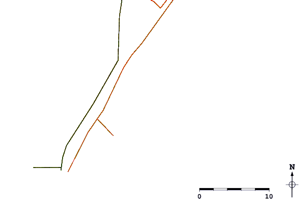 Roads and rivers around Stone Harbour Point