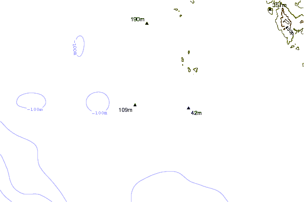 Shoreline around Stone Islands Peaks