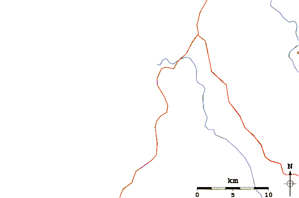 Roads and rivers around Stone Lagoon