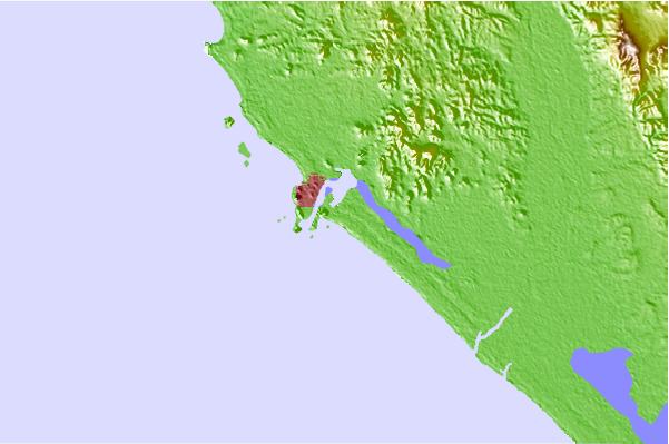Surf breaks located close to Stone Islands Peaks