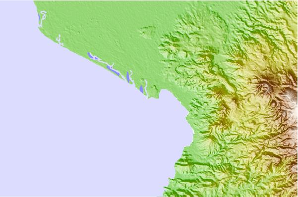 Surf spots located close to Stoners Point (San Blas)