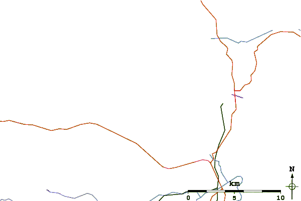 Roads and rivers around Strandhill