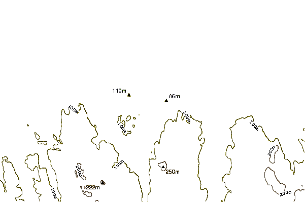 Shoreline around Strathy Bay
