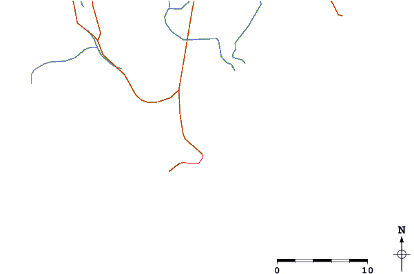 Roads and rivers around Struisbaai